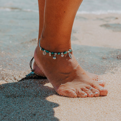 Aztec Spiral Anklet