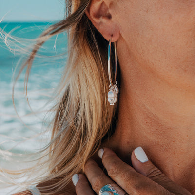 Bayhaven Pearl Hoops