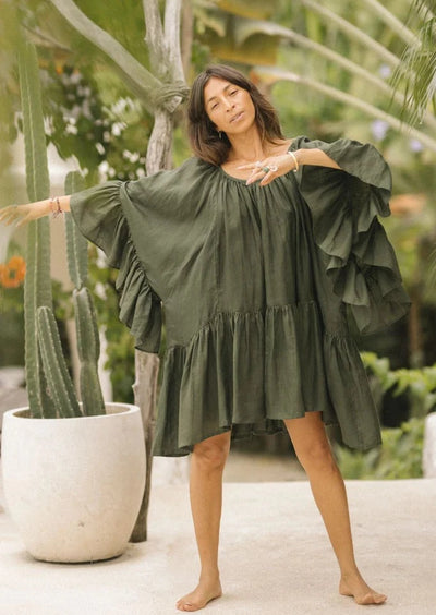 Brida Gown - Khaki