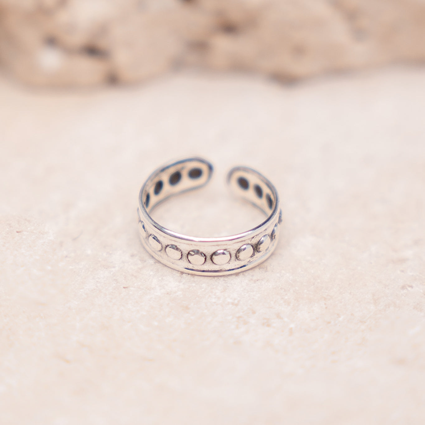 Circles of the Sea Toe Ring