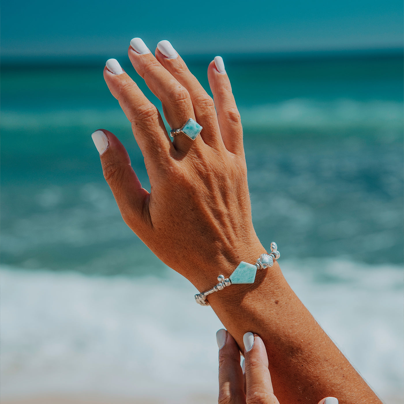 Coral Bay Larimar Bracelet