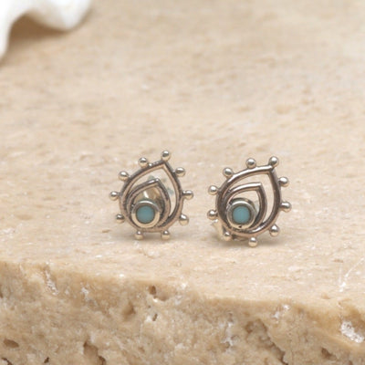 Turquoise Sea Studs