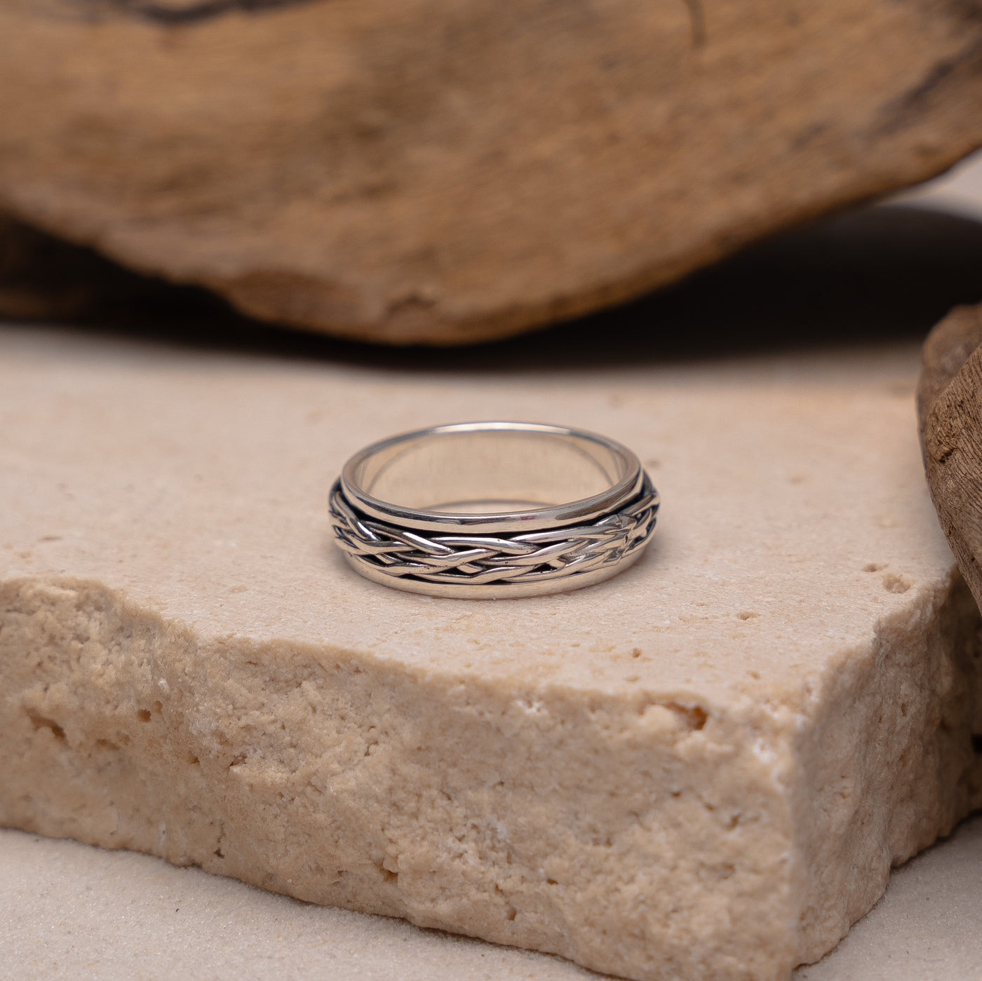 Nautical Rope Spinner Ring