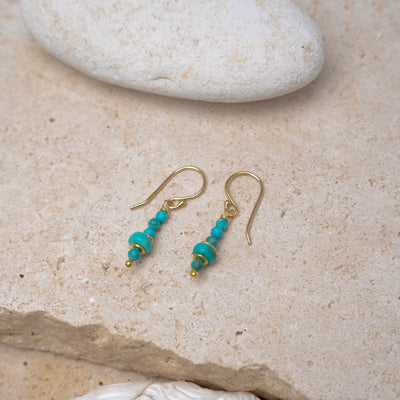 Sunlit Turquoise Drops