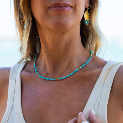 Sunlit Turquoise Necklace