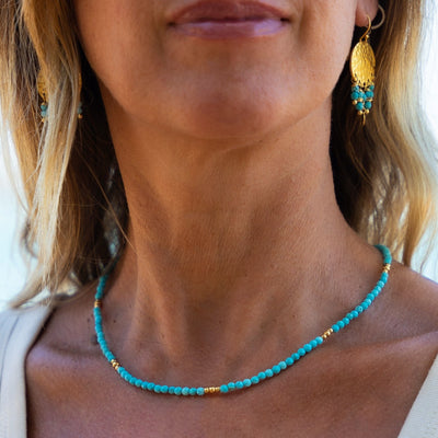 Sunlit Turquoise Necklace