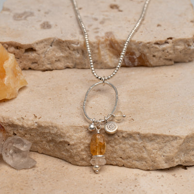 Ray of Sun Citrine Pendant