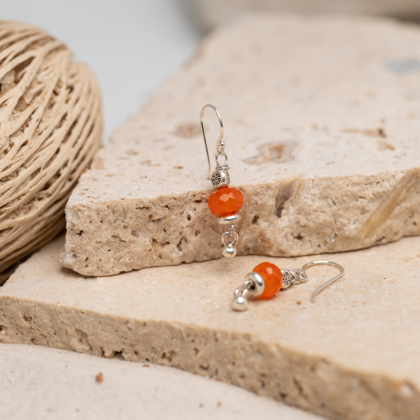 Summer Carnelian Drops