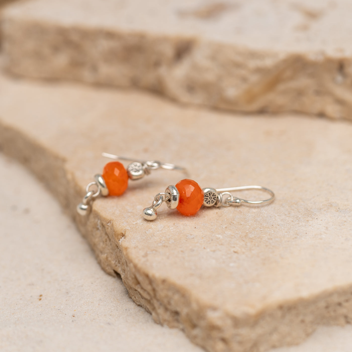 Summer Carnelian Drops