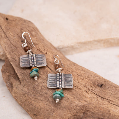 Tropical Eden Drops with Turquoise