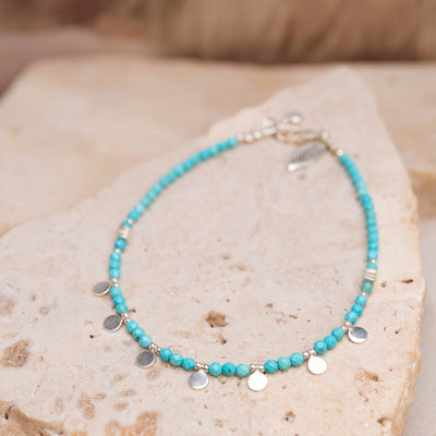 Ocean Dreams Turquoise Anklet