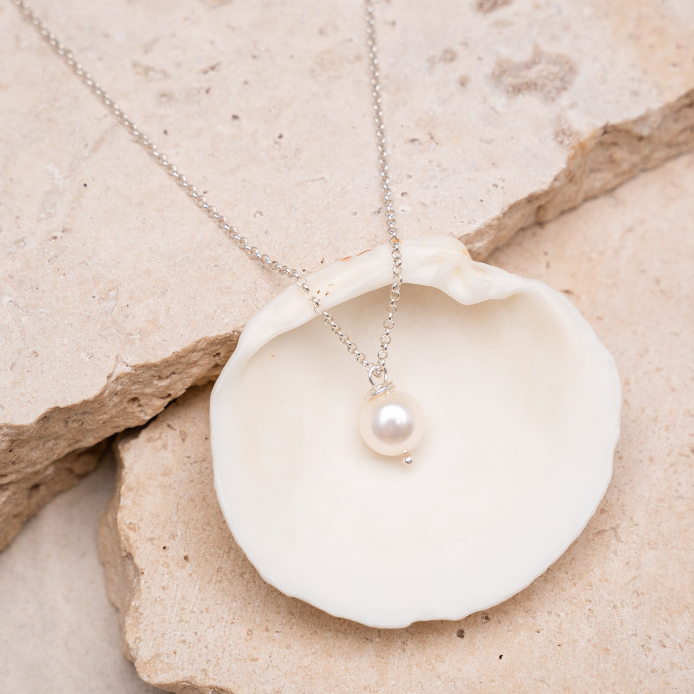 Floating Pearl Necklace