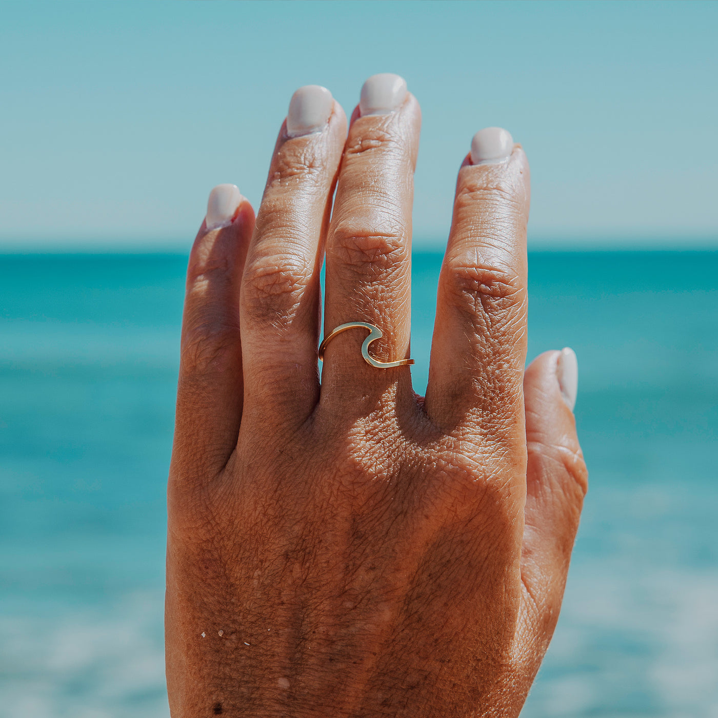 Golden Waves Ring