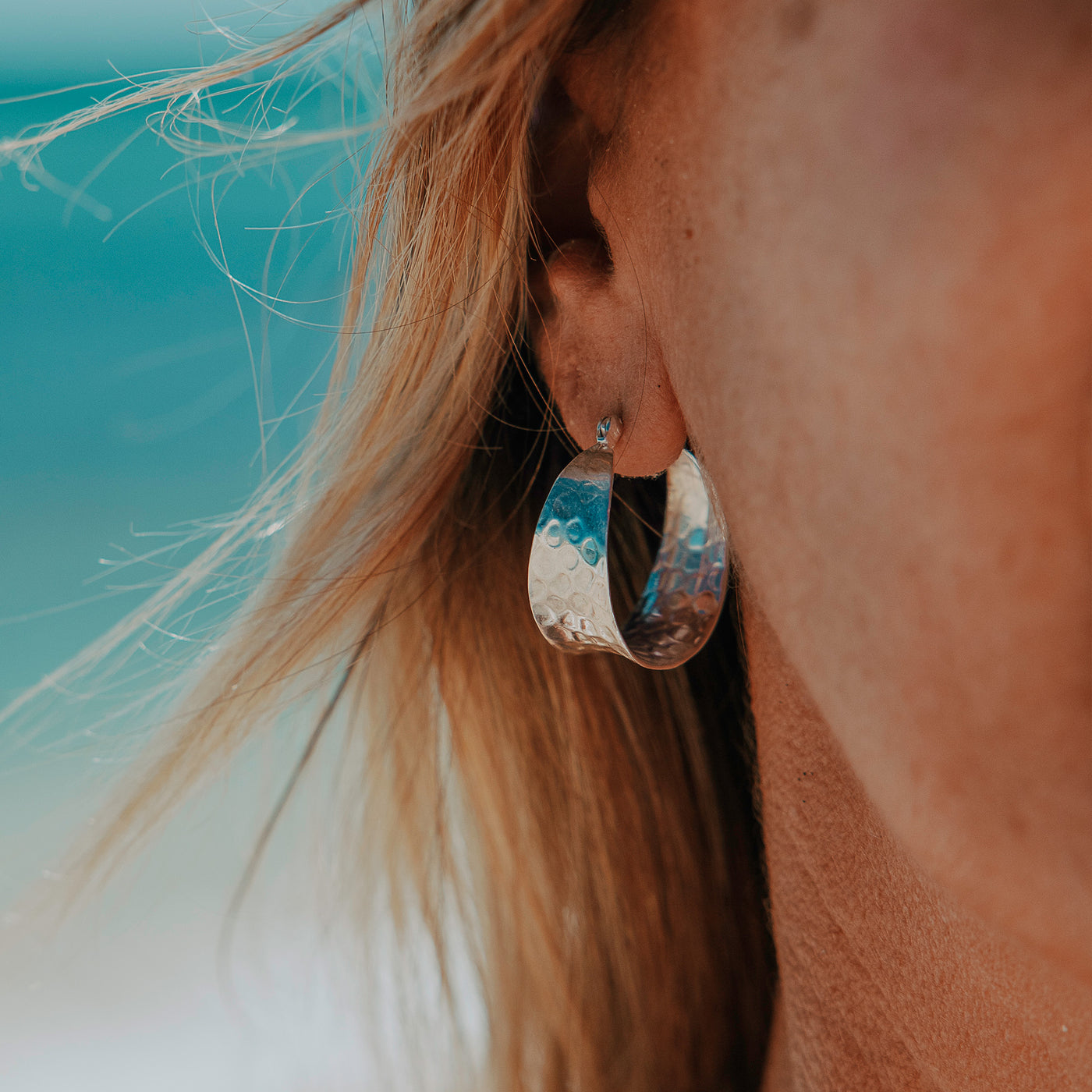 Ocean Ripple Hoops