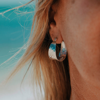 Ocean Ripple Hoops