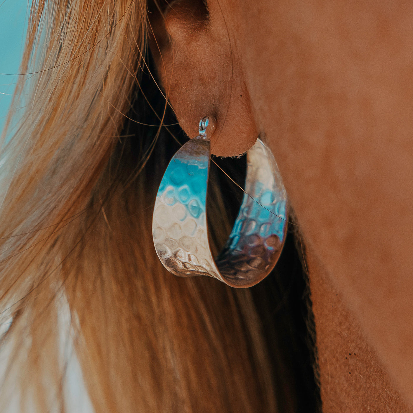 Ocean Ripple Hoops