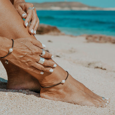 Sea Pearl Anklet