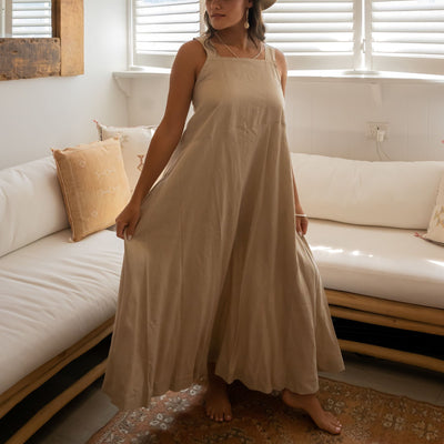 Susie Maxi Dress- Natural