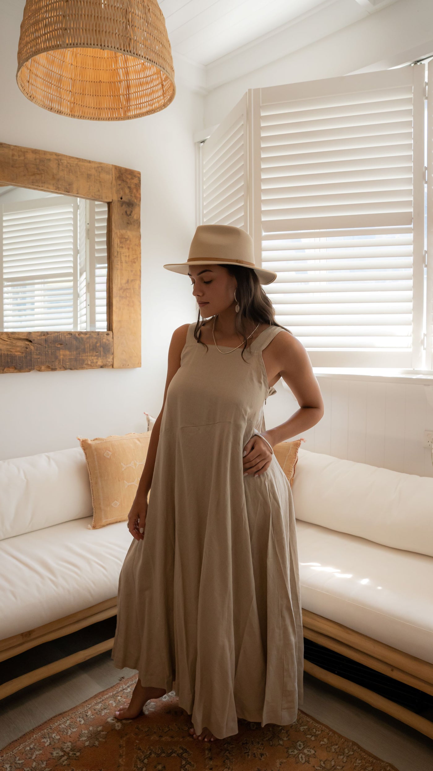 Susie Maxi Dress- Natural