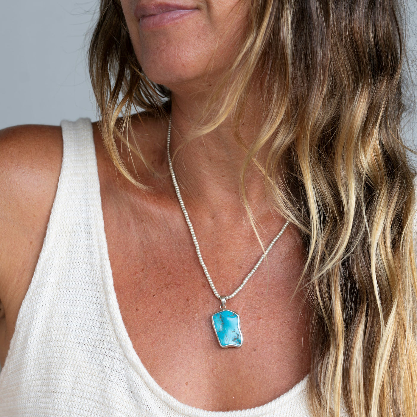Raw Turquoise Necklace