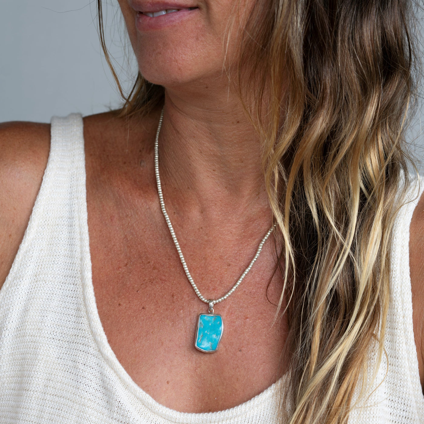Raw Turquoise Necklace