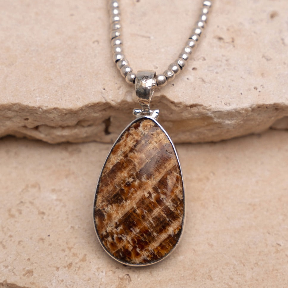 Aragonite Pendant