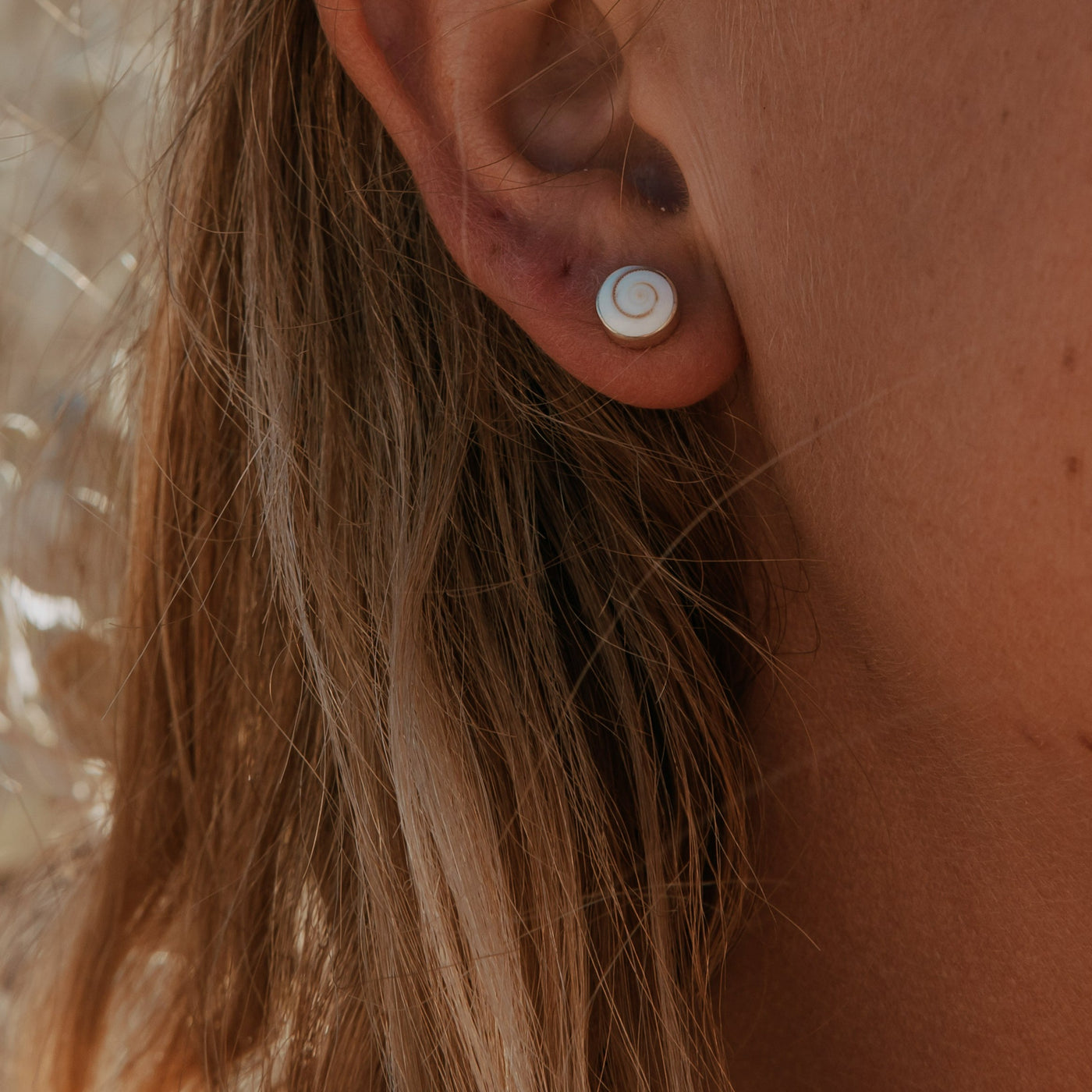 Mini Ocean Swirl Studs