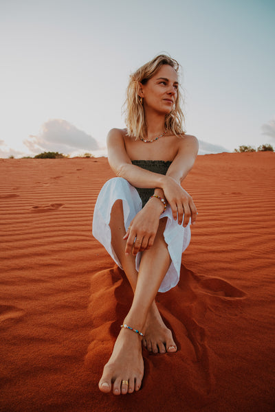 Samba Seas with Pearl Anklet