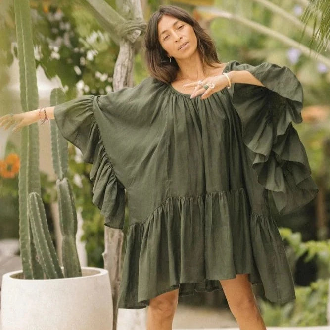 Brida Gown - Khaki