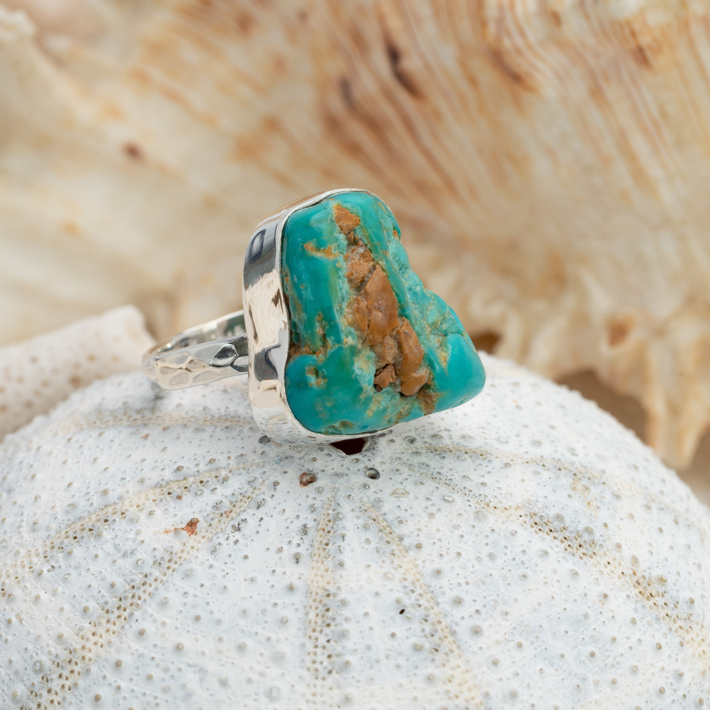 Turquoise Raw Ring #8