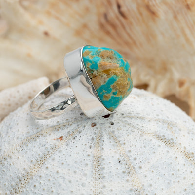 Turquoise Raw Ring #9