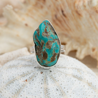 Turquoise Raw Ring #13