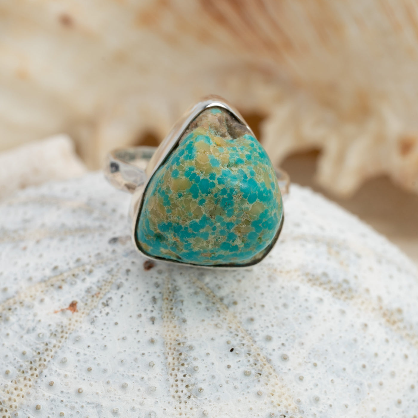 Turquoise Raw Ring #16