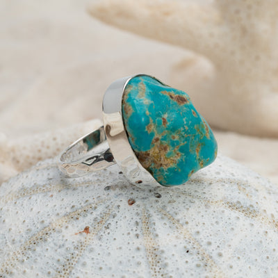 Turquoise Raw Ring #35