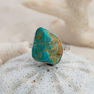 Turquoise Raw Ring #64