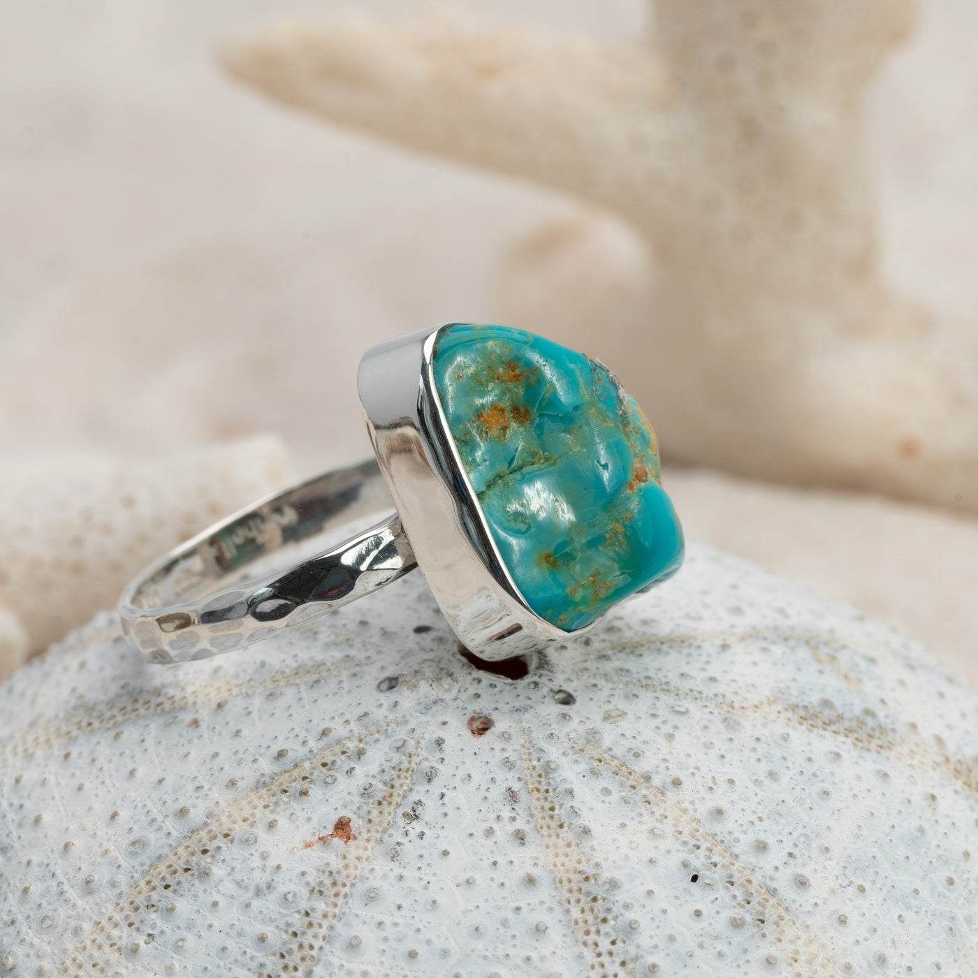 Turquoise Raw Ring #64