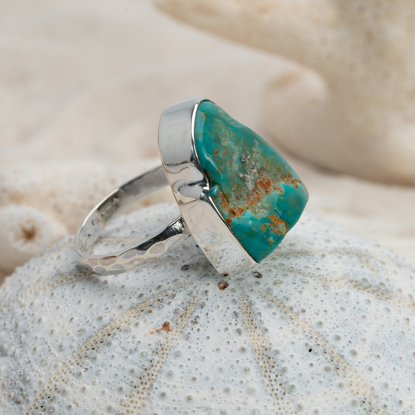 Turquoise Raw Ring #70