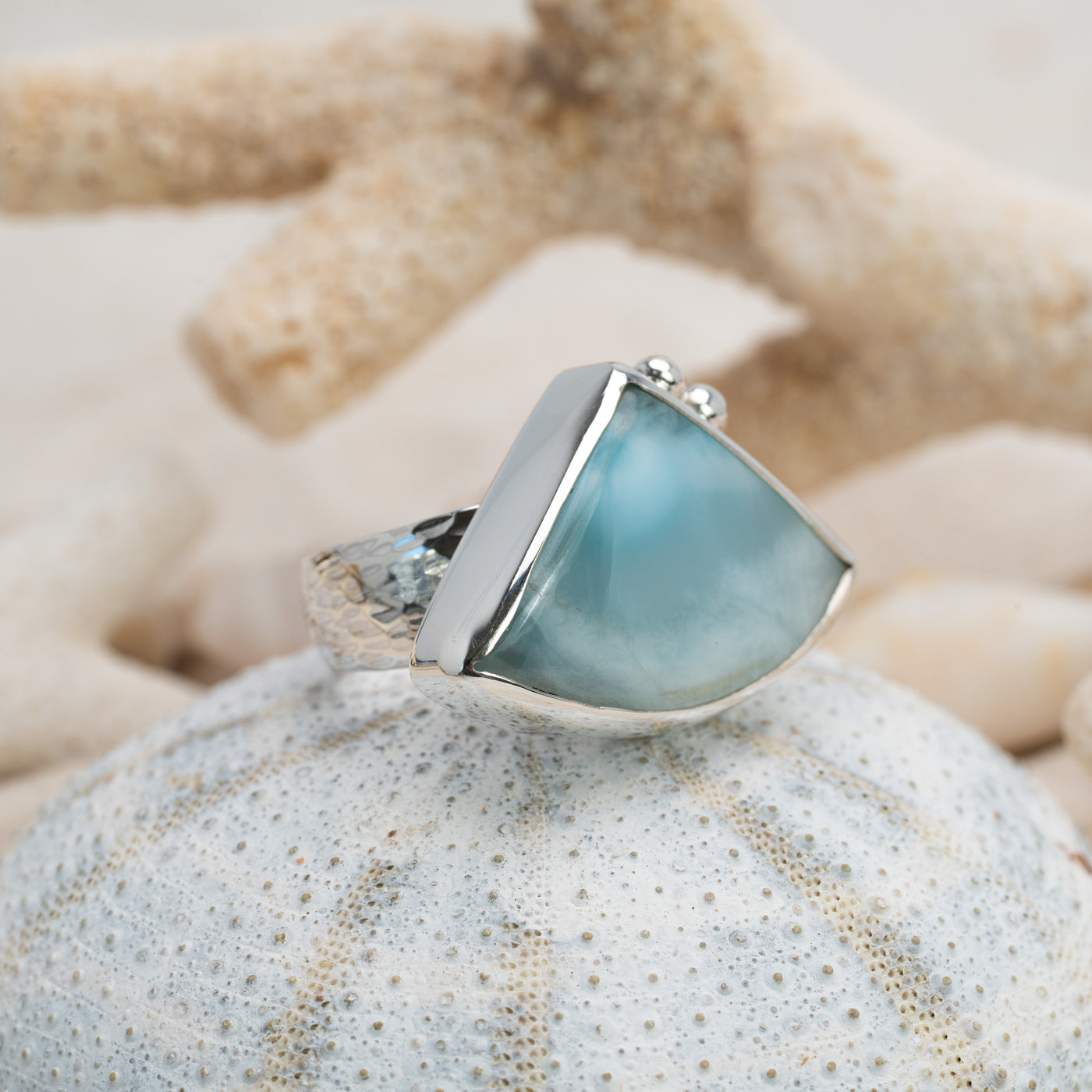 Larimar Ring #66 - Size 58