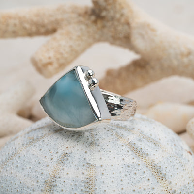 Larimar Ring #66 - Size 58