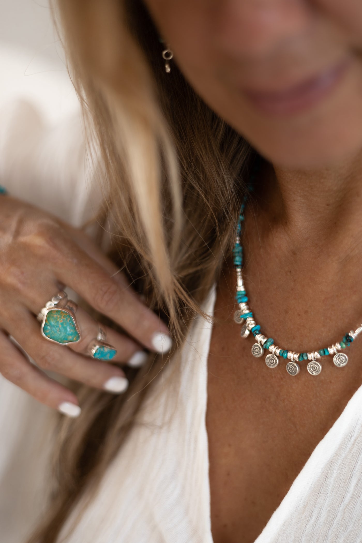 Turquoise Sun Necklace