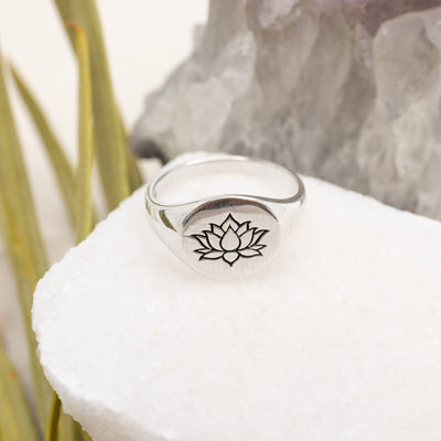 Rising Lotus Ring