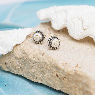 Ocean Swirl Sun Studs