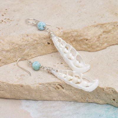 Ocean Bliss Drops with Larimar