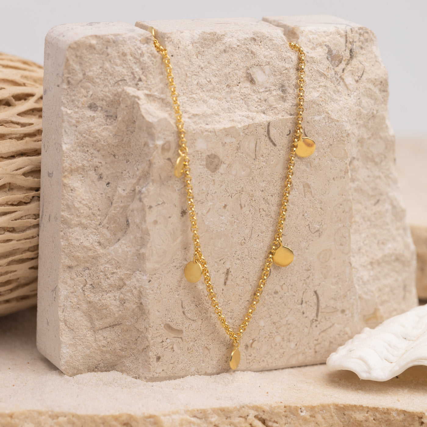 Luna Orbit Necklace - Gold