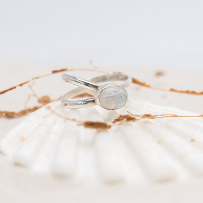 Crossing Paths Moonstone Ring