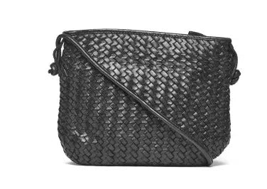 Soho- Woven Cross Body Bag- Cognac