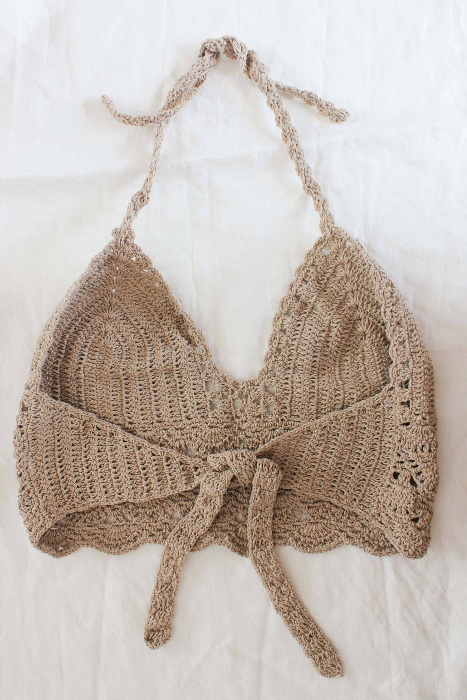 Adjustable Free Spirit Top - Latte & Cream