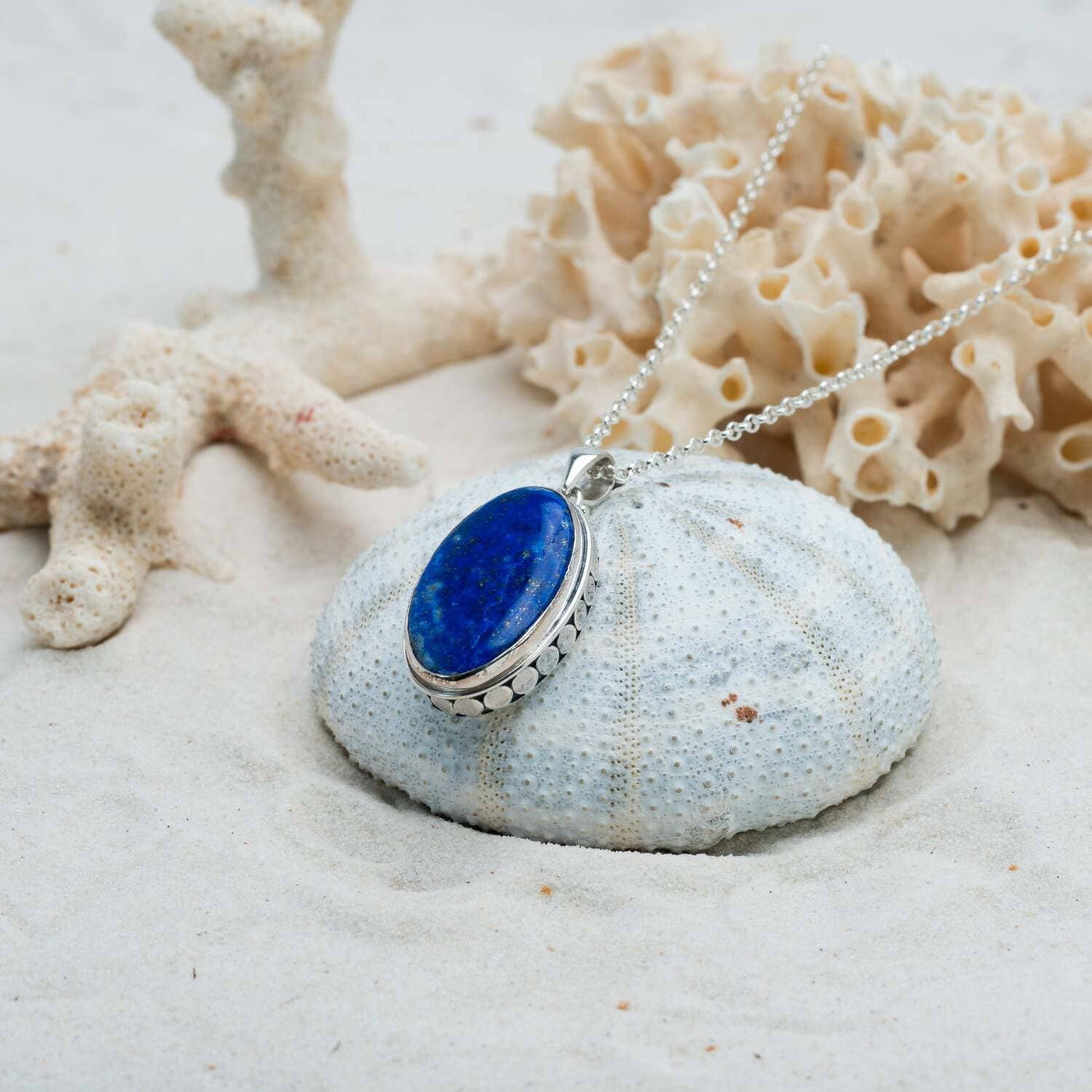 Lapis Lazuli Stone Pendant Style 21
