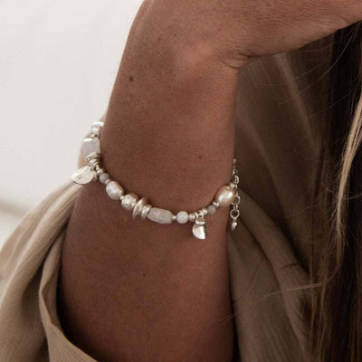 Luna Sea Bracelet With Freshwater Pearl