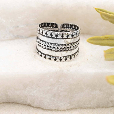 Ocean Crown Toe Ring